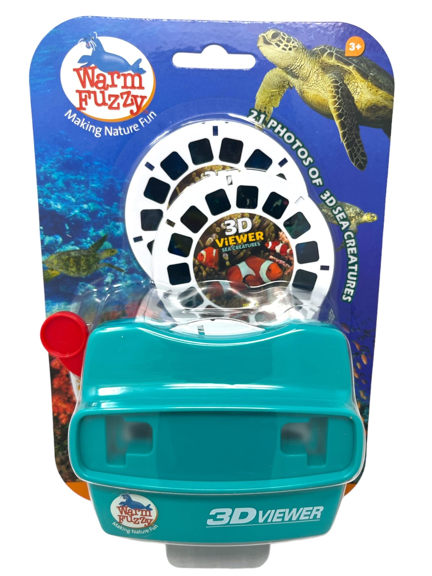 Warm Fuzzy Toys 3D Viewfinder (Sea Life) - Viewfinder For Kids & Adults, Classic Toys, Slide Viewer, 3D Reel Viewer, Retro, Vint