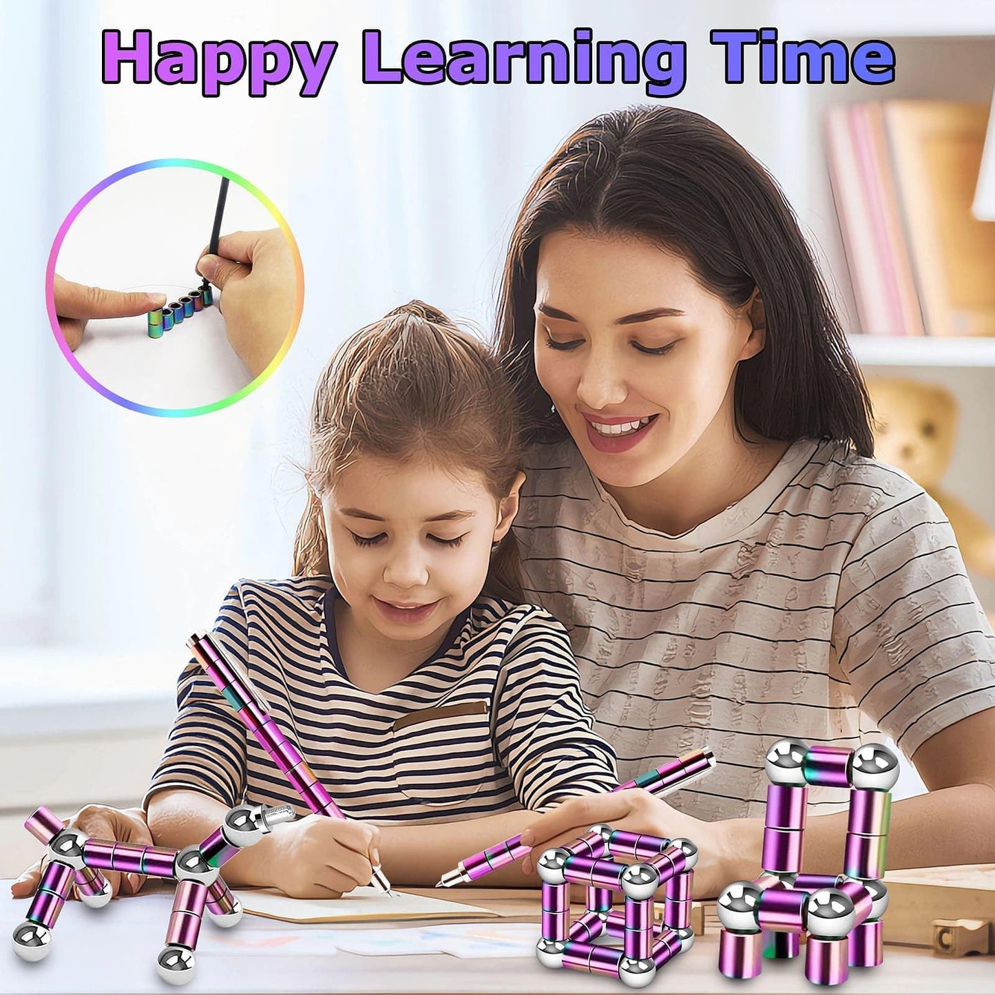 Fidget Pen Gift For Teen Boys - Magnetic Pen Cool Birthday Gifts For 10 11 12 13 14 15 16 17 18 Year Old Girls - Popular Gifts F