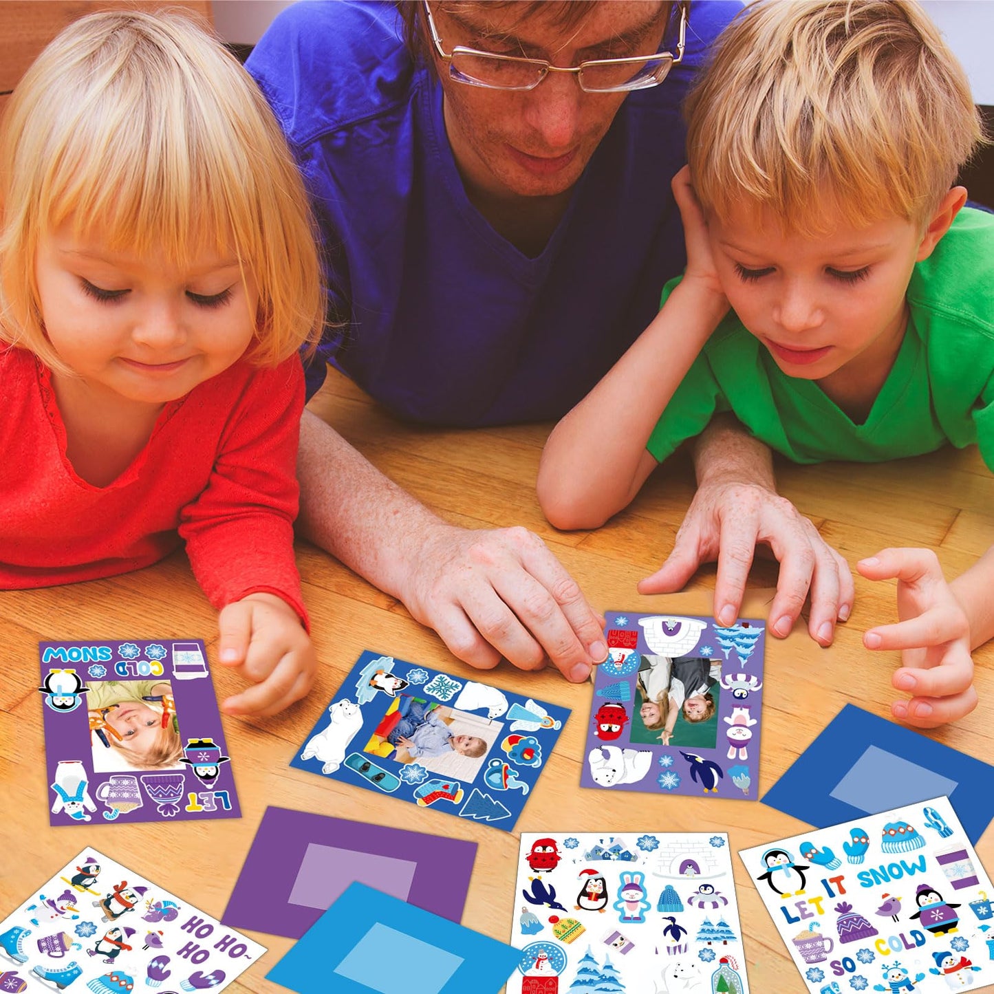 Qyeahkj 48 Sets Valentines Day Picture Frame Craft Kits with Easel Valentine s Day Craft Arts for Kids with Heart Stickers Vale