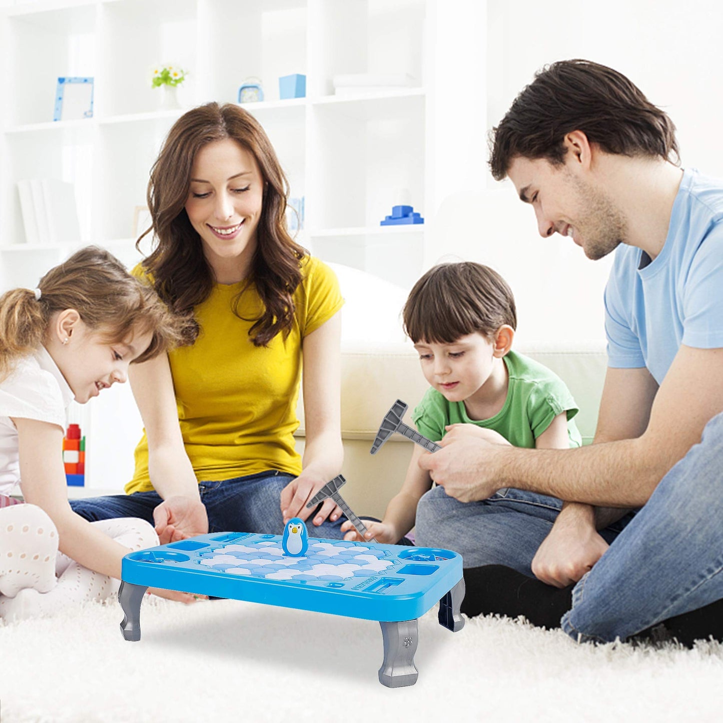 Dr.Dudu Ice Breaker Game Save Penguin On Ice Block Family Funny Game Penguin Trap Activate Game Children'S Day Gifts