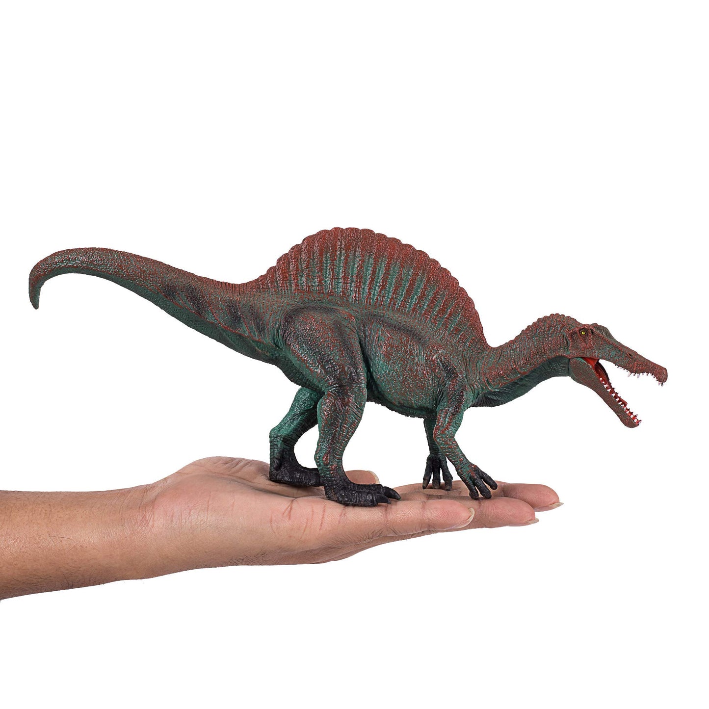 Mojo Deluxe Spinosaurus With Articulated Jaw Realistic Dinosaur Hand Painted Toy Figurine