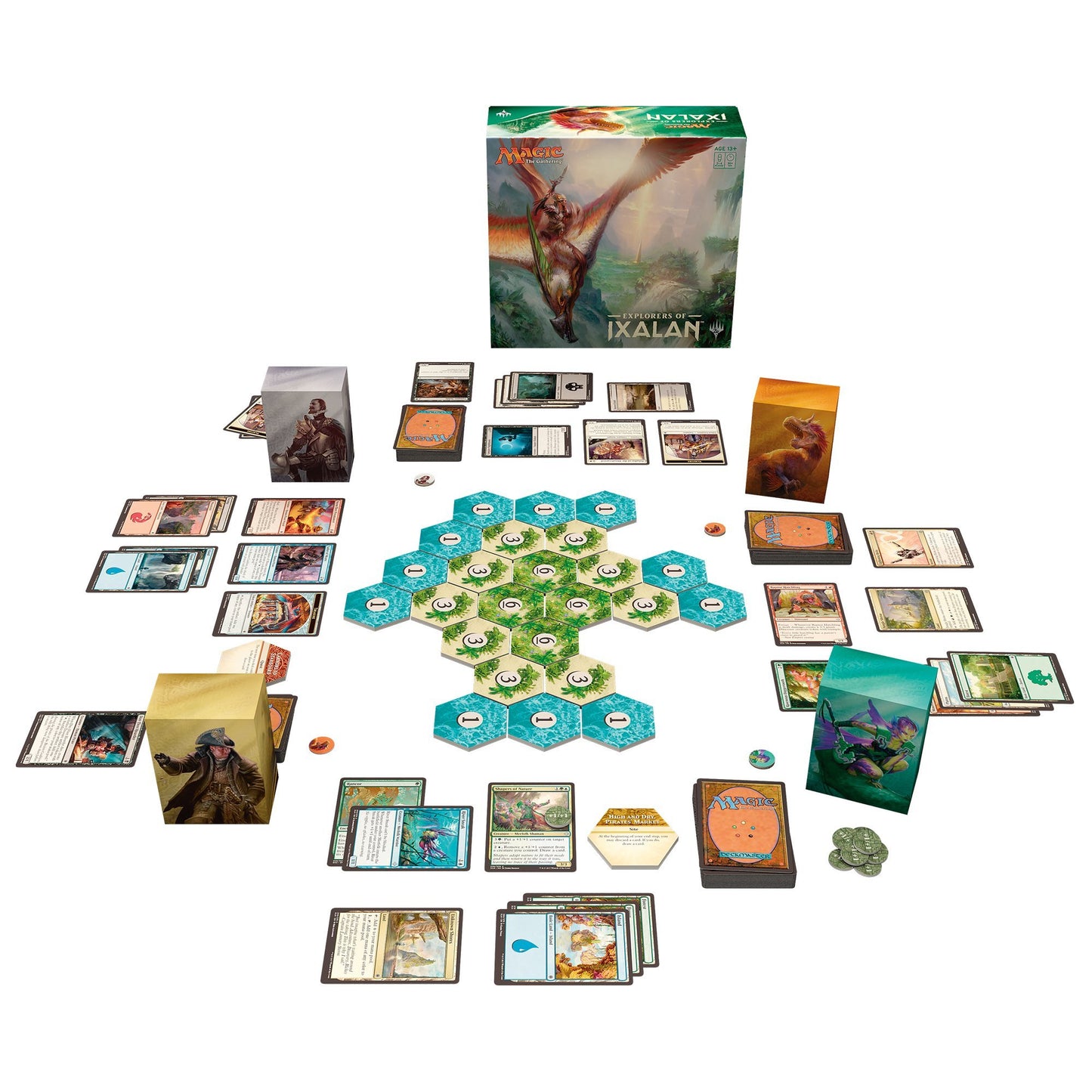 Magic The Gathering MTG-EO2-EN Explorers of Ixalan Box - English Trading Card Game, Medium, Multicoloured, Paper