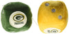 Fremont Die Nfl Green Bay Packers 3'' Fuzzy Dice, 3'', Team Colors