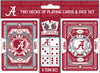 Masterpieces Game Day - NCAA Alabama Crimson Tide 2-Pack Playing Cards & Dice Pack - Officially Licensed Set for mature-themeds and Family
