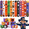 Max Fun 48pcs Halloween Slap Bracelets Halloween Party Favors Halloween Toys for Kids Halloween Party Favor Halloween Treat Bags