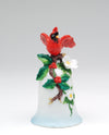 Cosmos Gifts 738-81 Porcelain Cardinal Figurine Bell 3 7/8' H