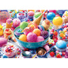 Ice Cream Sweets 1000 Piece Jigsaw Puzzle for mature-themeds Vibrant Summer Dessert mature-themed Jigsaw Puzzles Cool Unique Letters on Back Fun Family Challenging Puzzle Gifts for mature-themeds Senior (27.6 x19.7 )