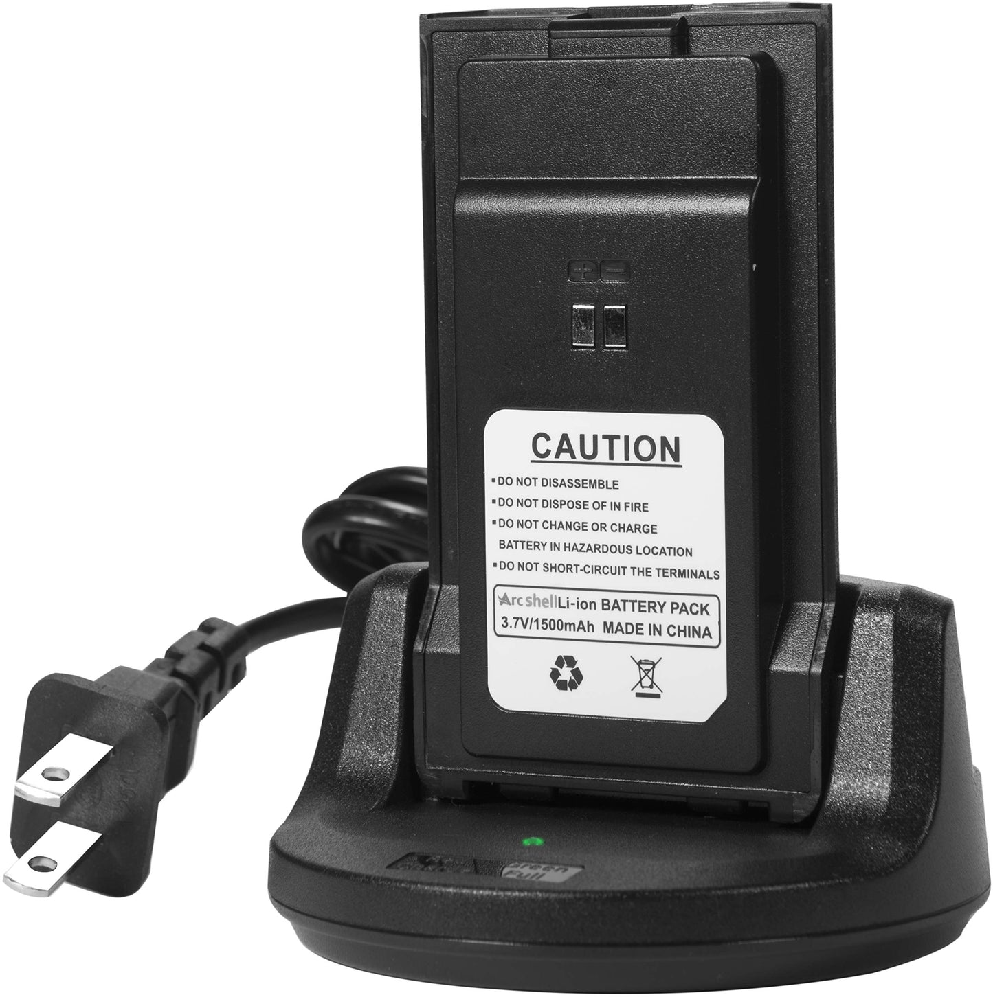 Arcshell Rechargeable Long Range Two-Way Radios With Earpiece 4 Pack Arcshell Ar-7 Walkie Talkies Li-Ion Battery And Charger Included