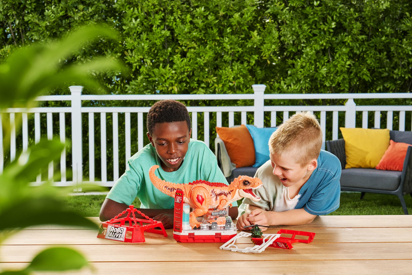 Robo Alive Dino Escape Robotic Vehicle, Light Up, Firing Weapons, Small to Medium, Series 1, Model 71127, Plastic, Ages 3+