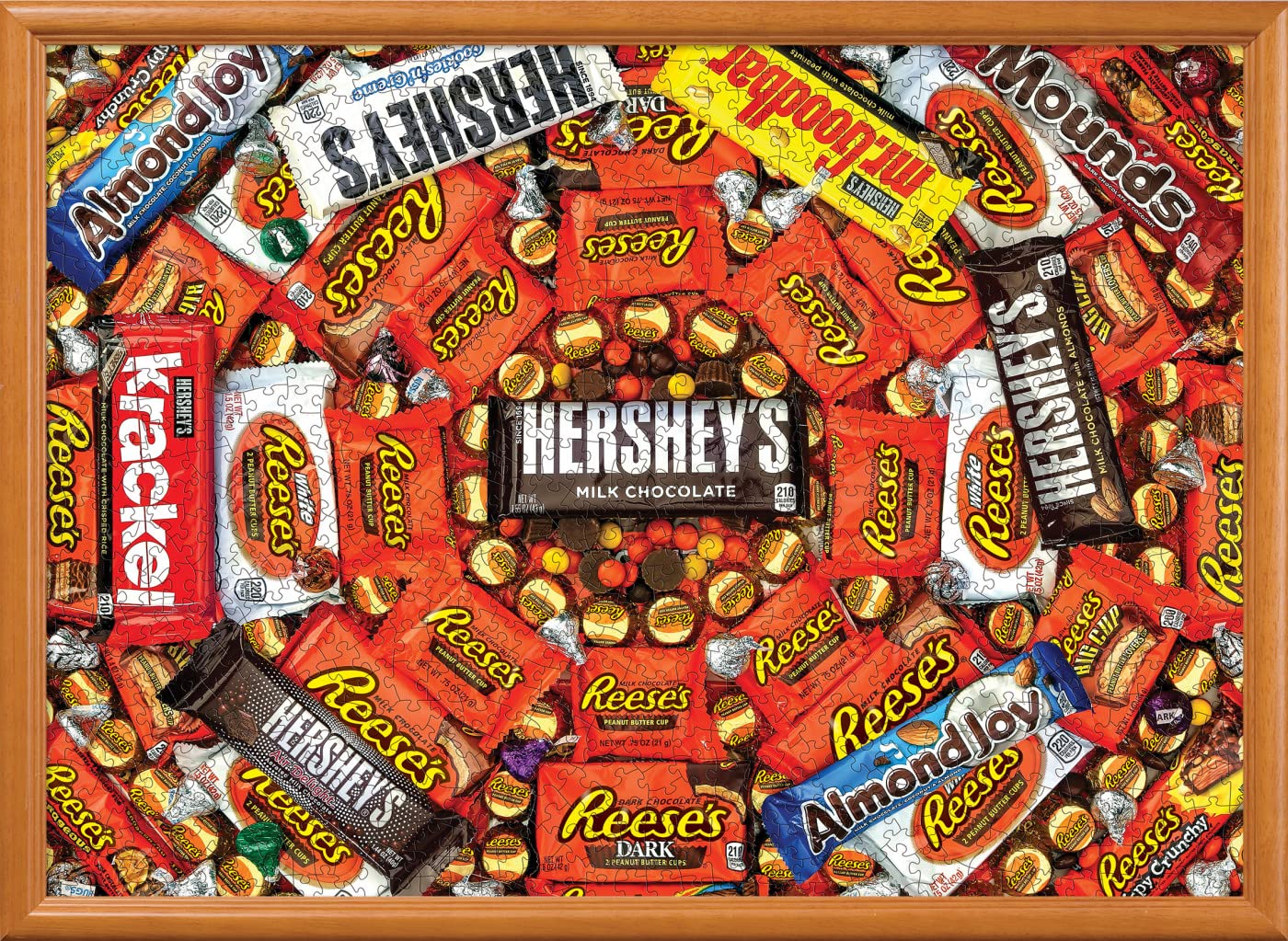 MasterPieces 1000 Piece Jigsaw Puzzle for mature-themeds Family Or Youth - Hershey's Swirl - 19.25x26.75