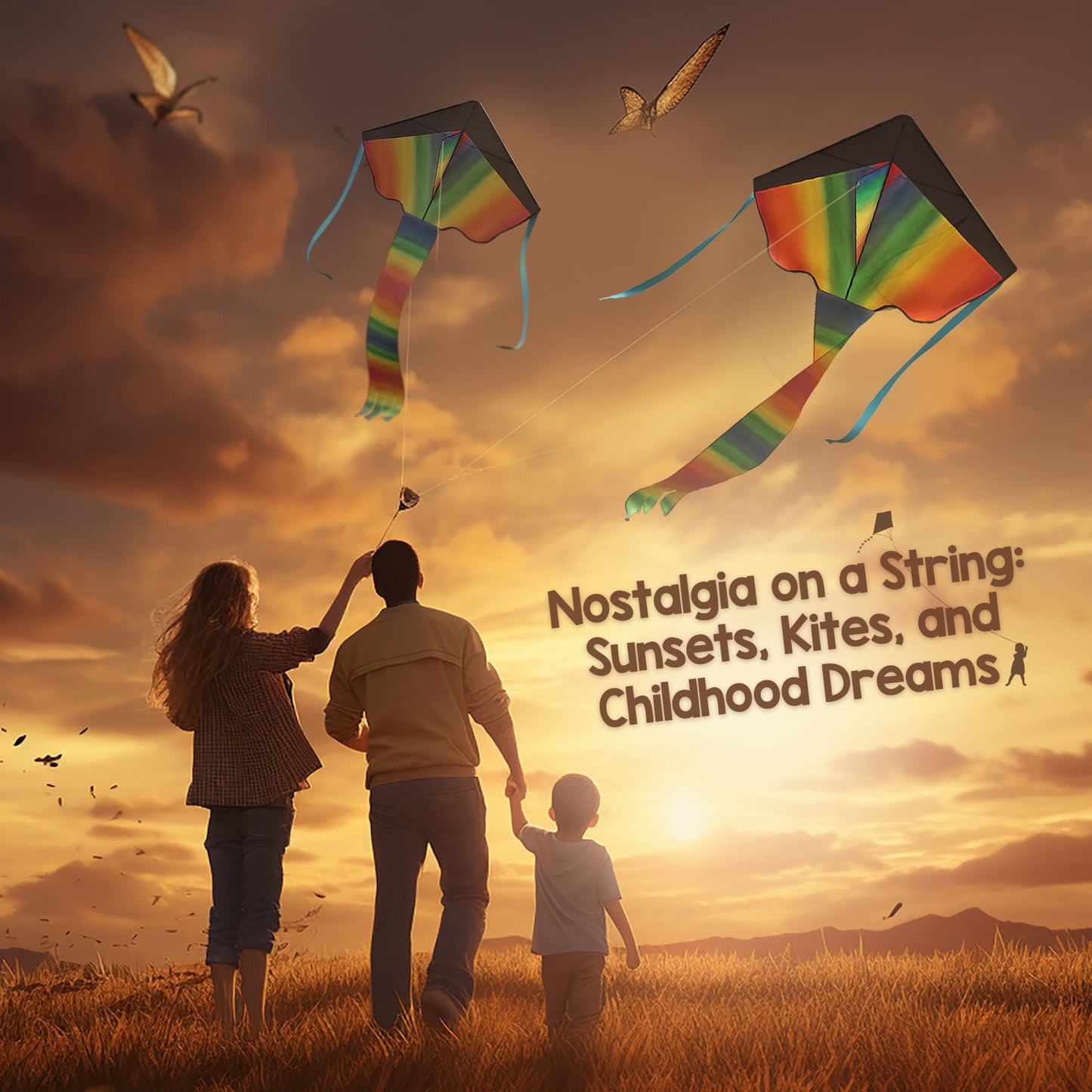 Rainbow Kite For Kids Ages 4-8 Easy To Fly, Big Kite For Kids Ages 8-12, Beach Kite, Cometa, Kites, Giant Kite, Large Kite, Kite For Toddlers Age 3-5