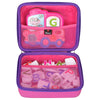 Mchoi Shockproof Carrying Case Compatible With Leapfrog Fridge Phonics Magnetic Letter Set, Pink, Case Only