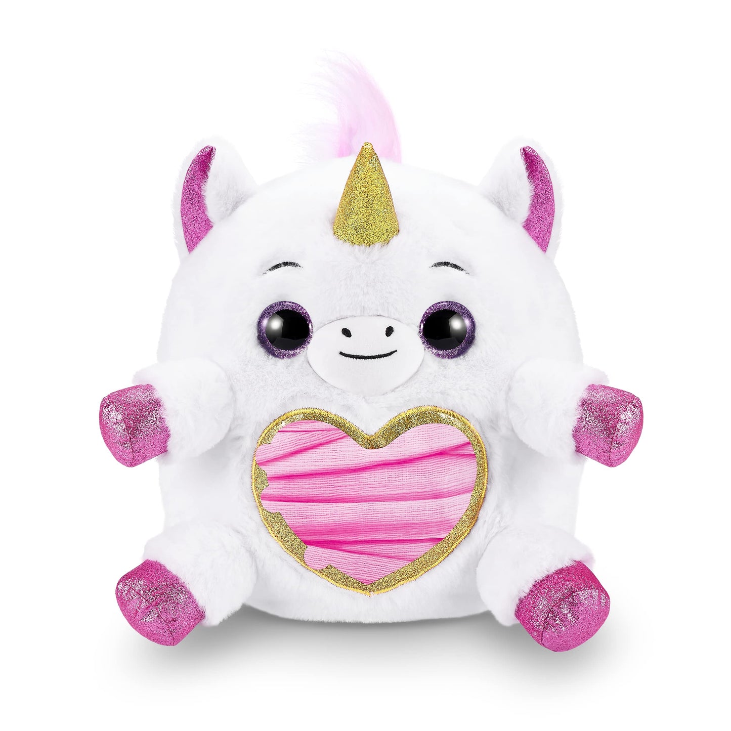 Rainbocorns Unicorn Rescue Surprise (White) By Zuru, Collectible Plush Stuffed Animal, Egg Toys, X-Ray Sticker Pack, Magical Slime, Headband, Ages 3+ For Girls, Children (Daxelle The Unicorn Plush)