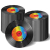 100 Pcs Vinyl Record Themed Napkins 50'S Theme Party Decorations For 1950'S Music Birthday Rock Party Supplies Back To 50S Rock Paper Napkins Music Roll Party Favors Throwback Retro