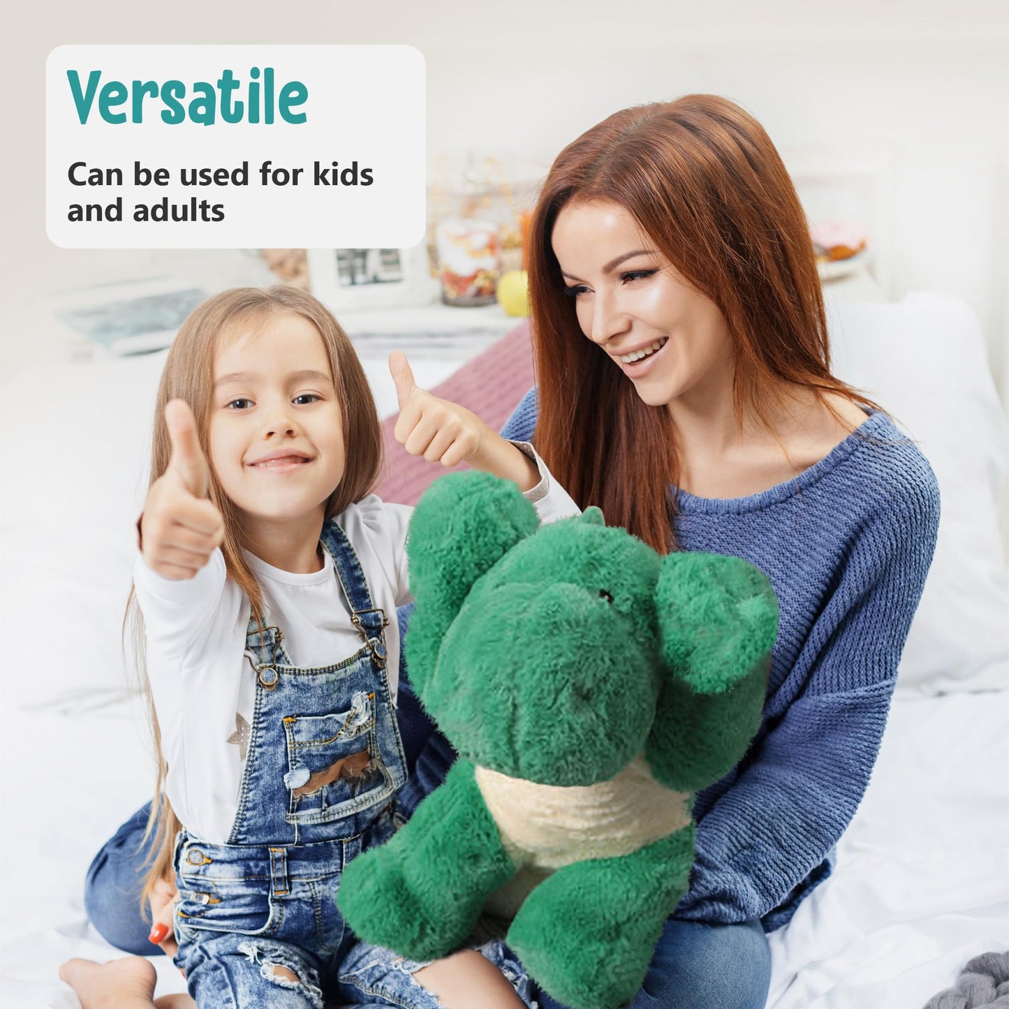 Cuddle Buds 5Lbs Weighted Dinosaur Stuffed Animal For Sensory Needs, 20'' Plush Dino, Weighted Stuffed Animals For Adults, Soft Dinosaur Toy