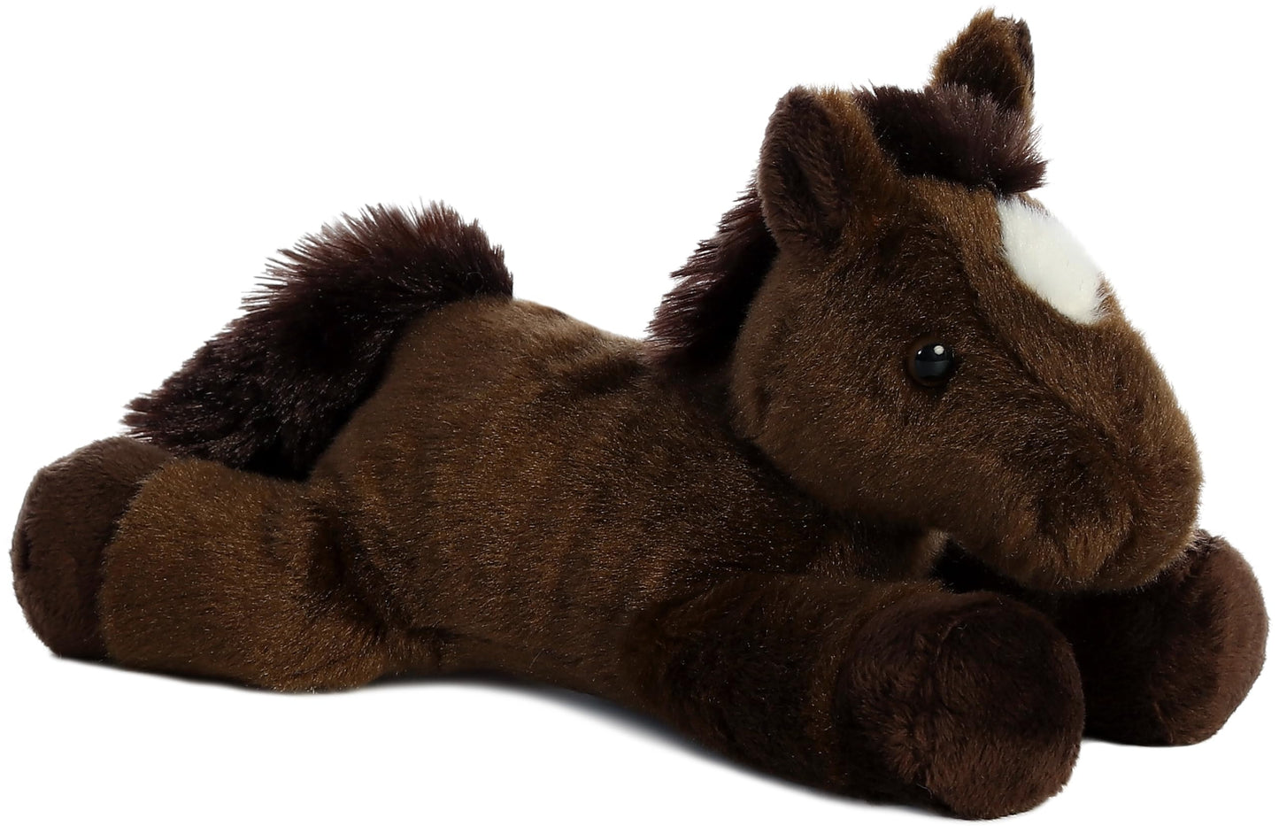 Aurora® Mini Flopsie™ Chestnut™ Stuffed Animal, 8" Brown Plush Toy for Kids and Families, Model 16486