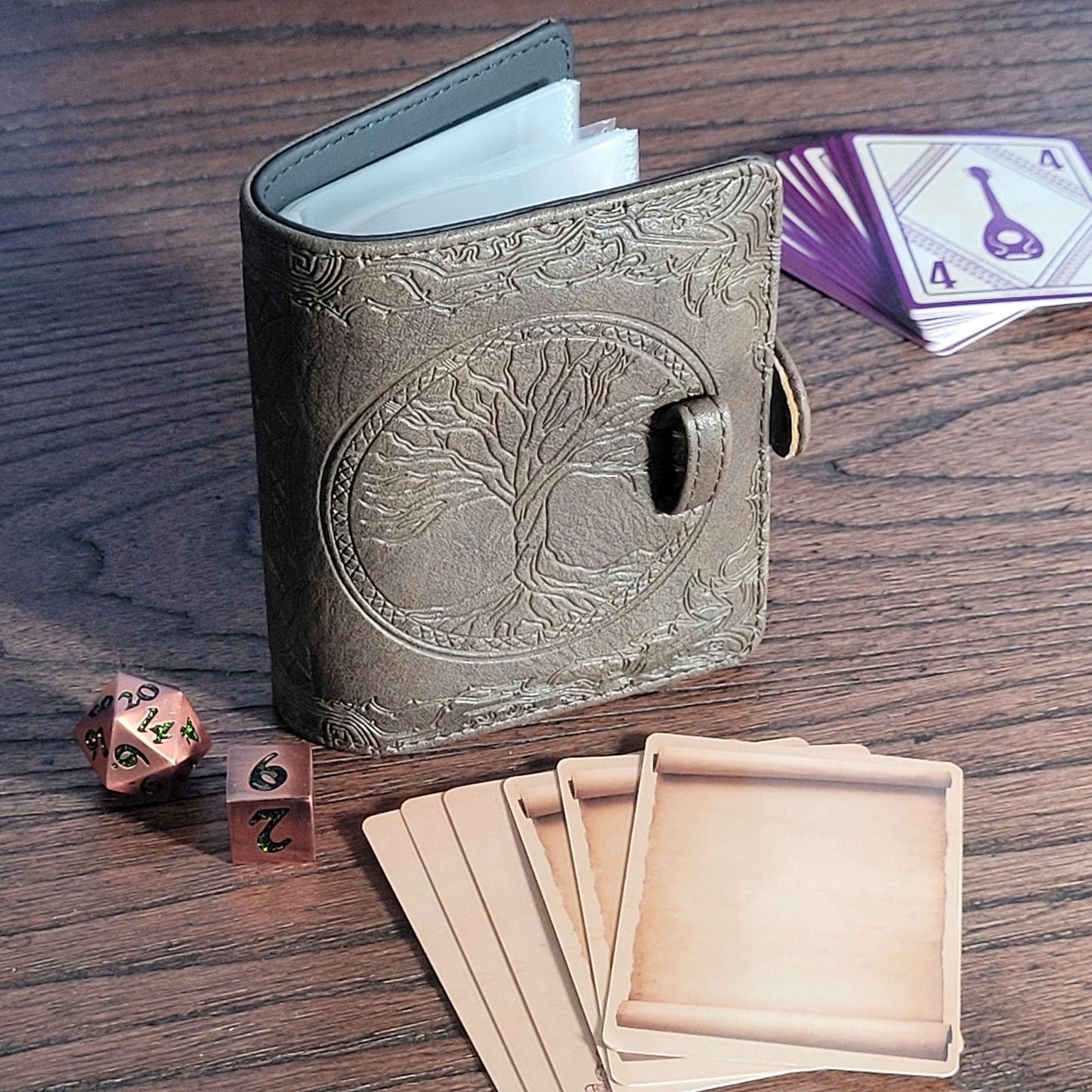 Forged Dice Co. Book of Incantations Spell Card Book - Druid Edition - Green