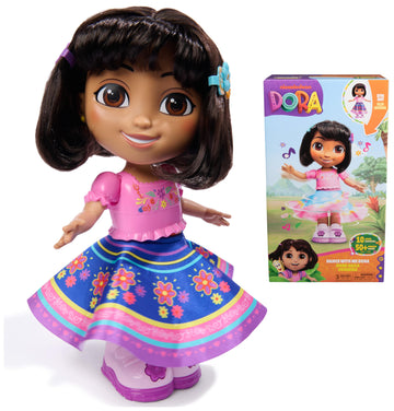 Dora, Dance With Me Dora, Interactive Dancing Doll With 2 Skirts, Bilingual Phrases & Music, Kids Toys For Girls & Boys Ages 3 A