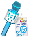 Move2Play, Kids Karaoke Microphone | Includes Bluetooth & 15 Pre-Loaded Nursery Rhymes | Birthday Gift For Girls, Boys & Toddler
