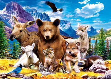 MasterPieces 500 Pieces Jigsaw Puzzle For mature-themeds Family Or Kids - Glacier National Park - 15x21