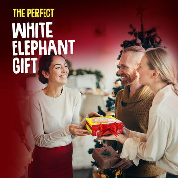 Dad Jokes Button - Features 50+ Funny Dad Jokes - Unique White Elephant Gift - Gifts For Fathers And Dads - Birthday Present Fro