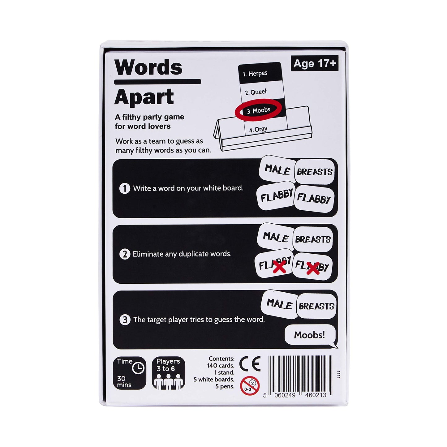 Words Apart: The Outrageous Word Guessing Game – Party Games - Card Games