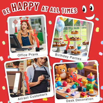 Gangban Mini Wacky Waving Inflatable Tube Guy, Desktop Mini Inflatable Tube Man with Blower Gag Prank Gift for Office Birthday P