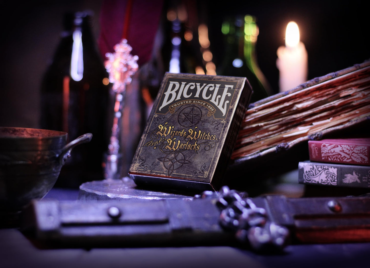Bicycle Wizards, Witches & Warlocks Playing Cards | Magical Collectible Deck | Premium Quality Cards