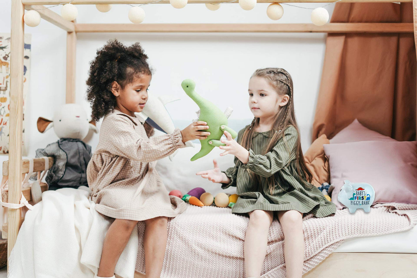 Baby Essentials My First Piggy Bank, Baby'S First Piggy Banks For Boys And Girls (Dinosaurs)