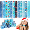 Ccinee 48Pcs Christmas Slap Bracelets