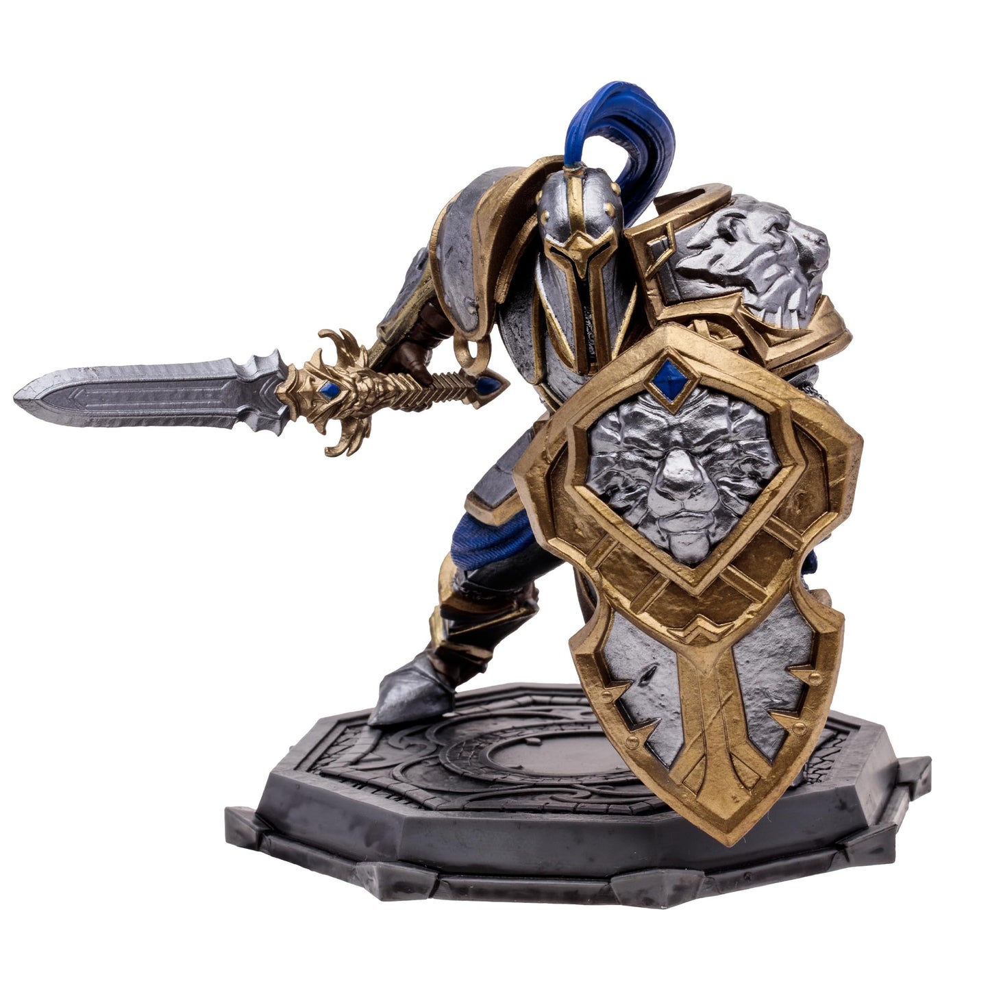 Mcfarlane Toys - World Of Warcraft Human: Warrior/Paladin (Common) 1:12 Scale Posed Figure