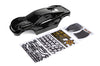 SummitLink Police Style Body for Rustler 4X4 RC Car - Black, Plastic, Model Rustler4X4PoliceB1