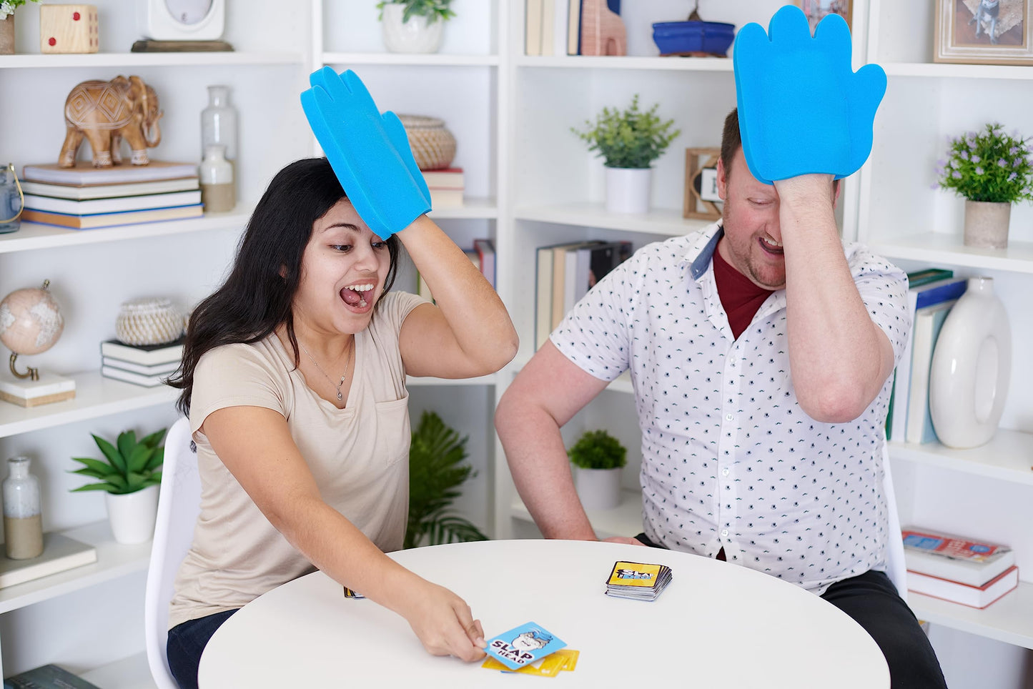 Goliath Slap The Deck Game - Fast-Paced Card Game With Big Foam Hands - Ages 7 And Up, 2-4 Players