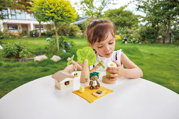 Hape Honey Bees Picnic, Green Planet Explorers | Educational Bee And Beehive Toy, For Kids Ages 3+ Years