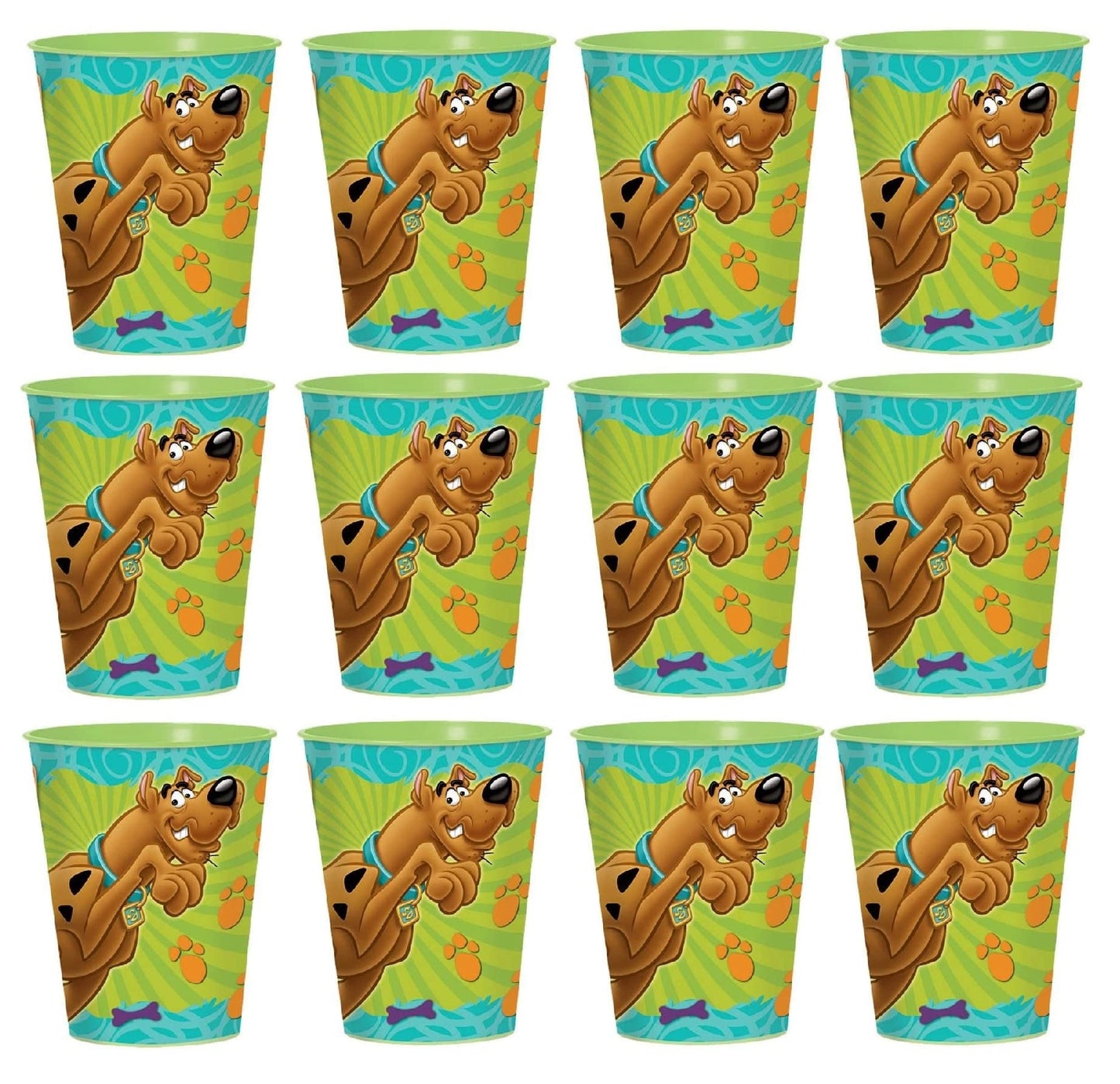 amscan Scooby Doo Favor Cup 16oz [Contains 12 Manufacturer Retail Unit(s) Per SKU# 421385