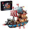 TGL TYCOLE Pirate Ship Building Blocks Set (916 Pieces) - LED Lights, Plastic, Red/Yellow/Blue/Brown, Model T2140, Ages 8-12