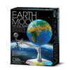 4M Kidzlabs Earth & Moon Model Kit – Stem Toys Science Lab Diy Orbit Planetarium Educational Gift