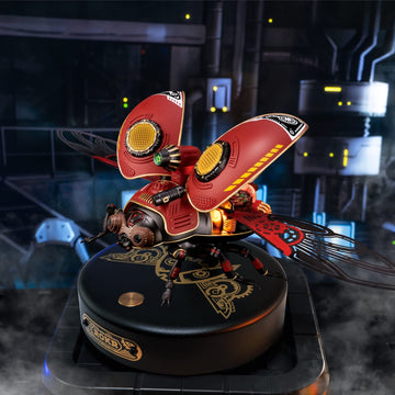 Rokr Mechanical Puzzles Scout Beetle, 3D Metal Model Kits For Adults To Build, Stem Toys Building Sets For Teens, Halloween/Christmas/Birthday Gifts For Boys Ages 14+ (Scout Beetle)