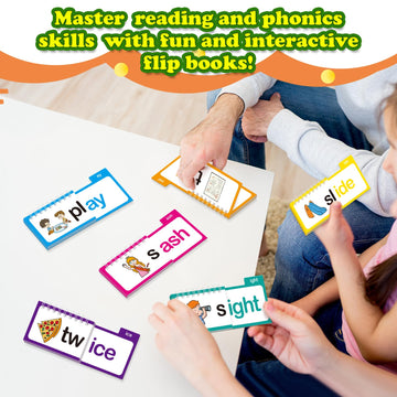 Edulok Word Families, Letter Sounds Flash Cards, ABC Vocabulary Flashcards, Kindergarten Sight Word Flash Cards, Learn to Read P