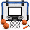 Qdragon Mini Basketball Hoop, Over The Door Indoor, With 3 Balls/Inflator/Breakaway Rim, Basketball Toy Gifts For Kids And Adult
