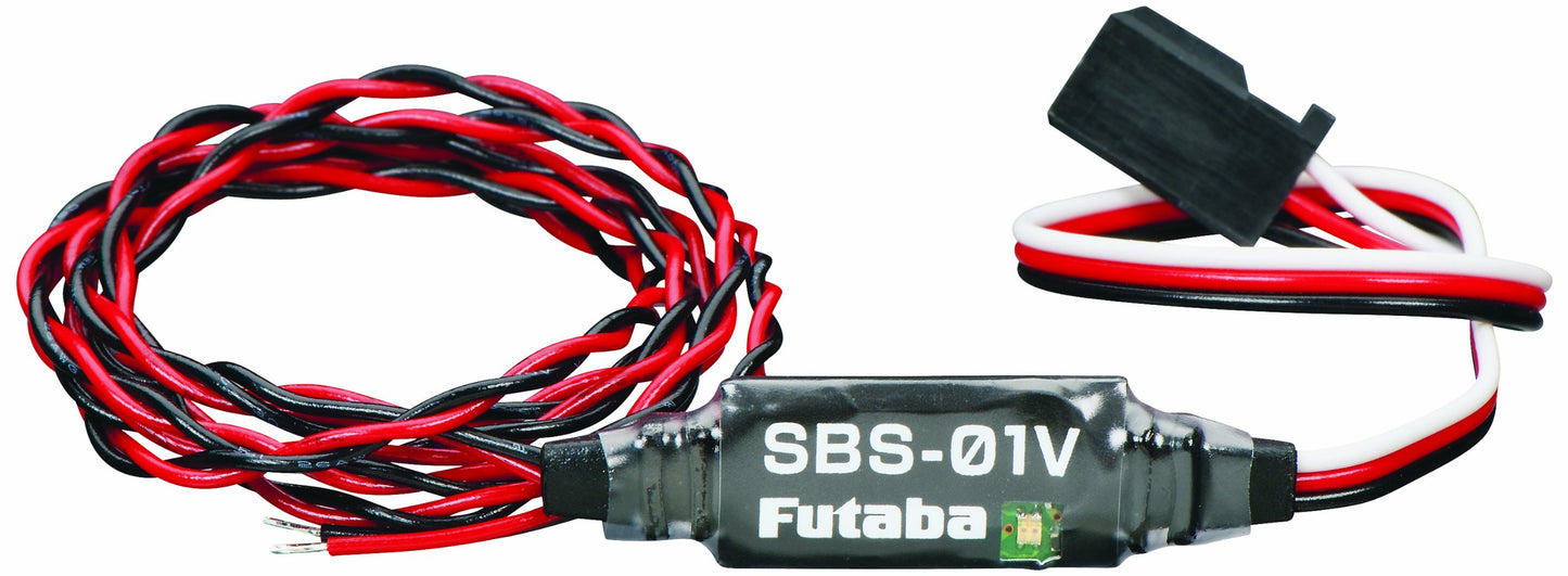Futaba SBS-01V External Voltage Sensor for 18MZ & 14SG, Model FUTM0855