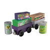 Zany Trains Series 1 - Wooden Train Set With Cargo - Compatible With All Wooden Train Sets - Wooden Train Cars (Quirky Cargo)