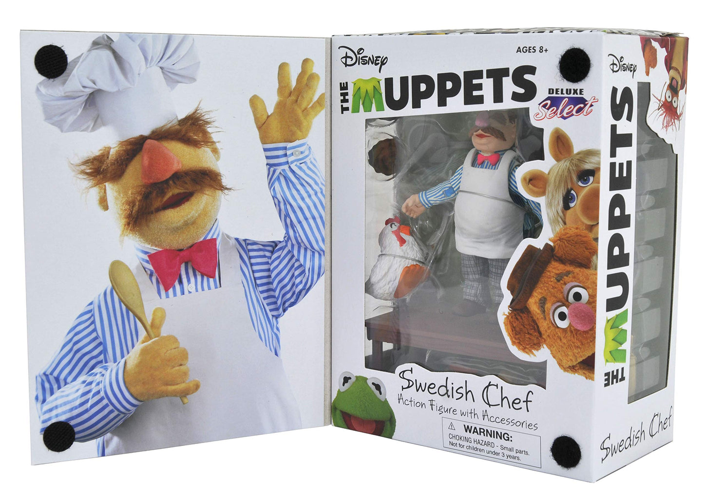 Diamond Select Toys The Muppets: Swedish Chef Deluxe Figure Set,Multi-Color