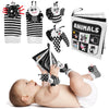 Zendstanding Baby Toys 0-6 Months, 4Pcs Foot Finders & Wrist Rattles For Infants Toys Black And White Sensory Toys Baby Essentia