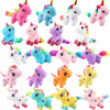 20 Pack Mini Stuffed Unicorn Animal Toys Small Plush Unicorn Bulk Rainbow Stuffed Unicorn Keychain For Christmas Easter Wedding