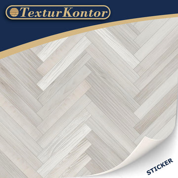 3 Sheets Self-Adhesive Flooring For Dollhouse 1:12 Scale (White Oak Herringbone)