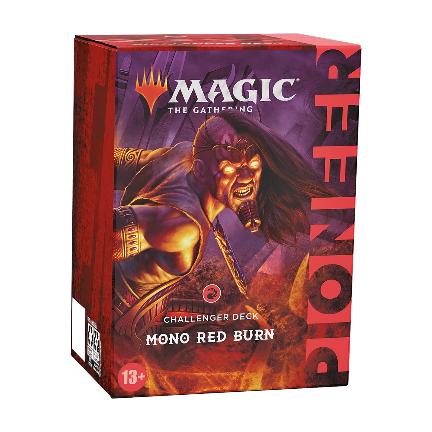 Magic The Gathering Pioneer Challenger Deck 2021 - Mono Red Burn (Red) For Ages 13+ Years