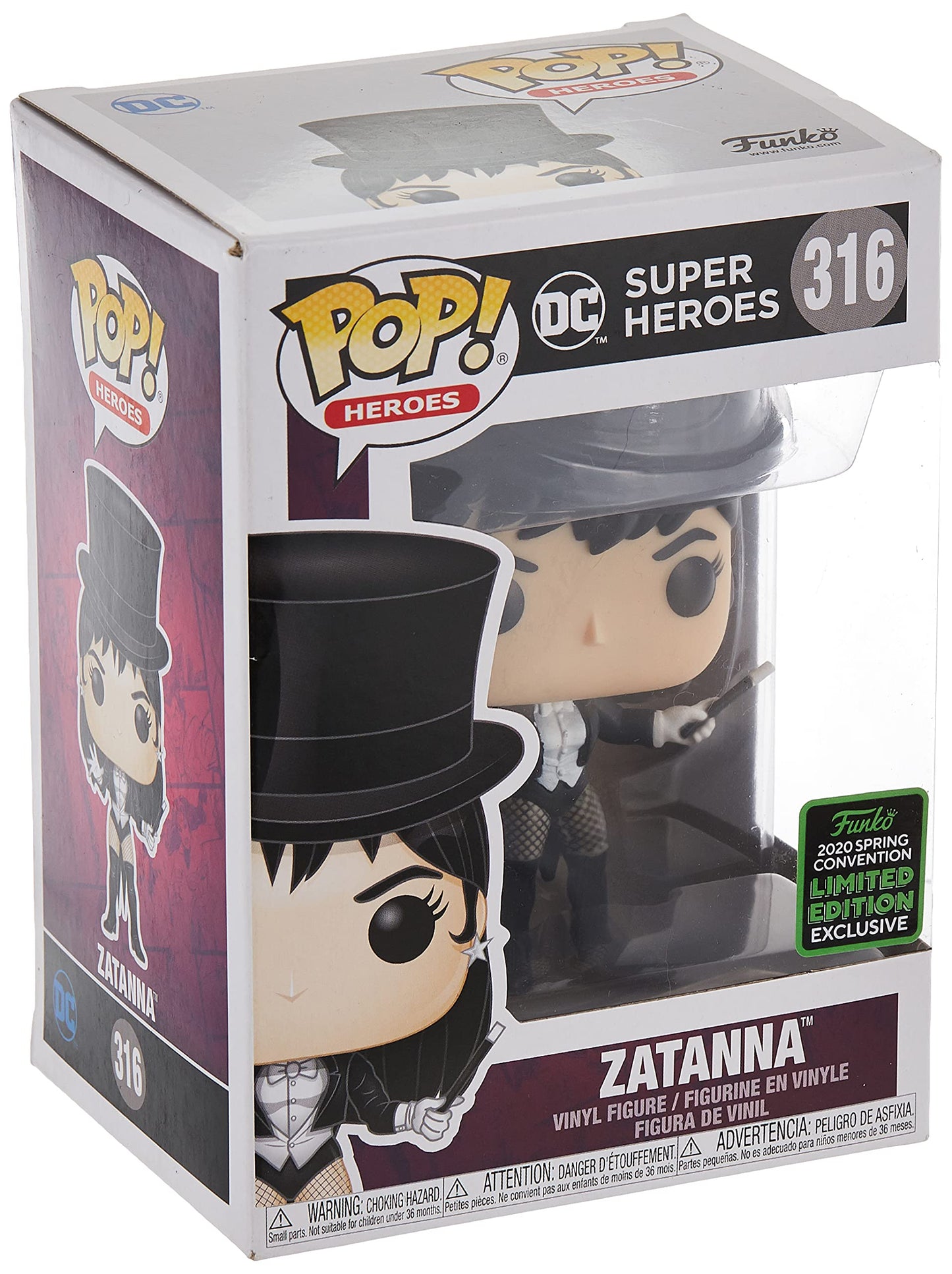 Funko Pop! Heroes: Dc - Zatanna (Eccc) Exclusive #316