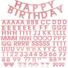 Sunbeauty 127 Pcs Rosegold Glittery Diy Make Your Own Banner Customizable Letters Symbols Banner For Birthday Wedding Baby Showe