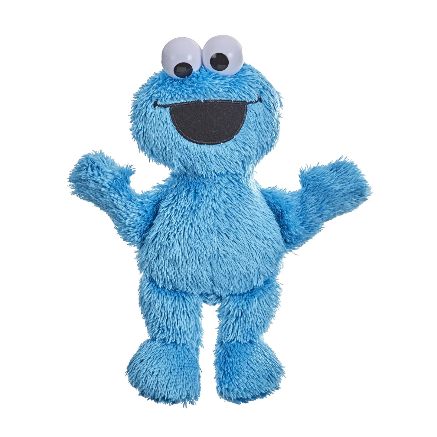 Sesame Street Little Laughs Tickle Me Cookie Monster, Talking, Laughing 10-Inch Plush Toy For Toddlers, Kids 12 Months And Up